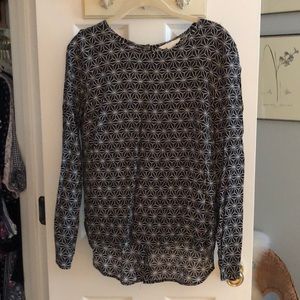 H&M Geometric Print Blouse